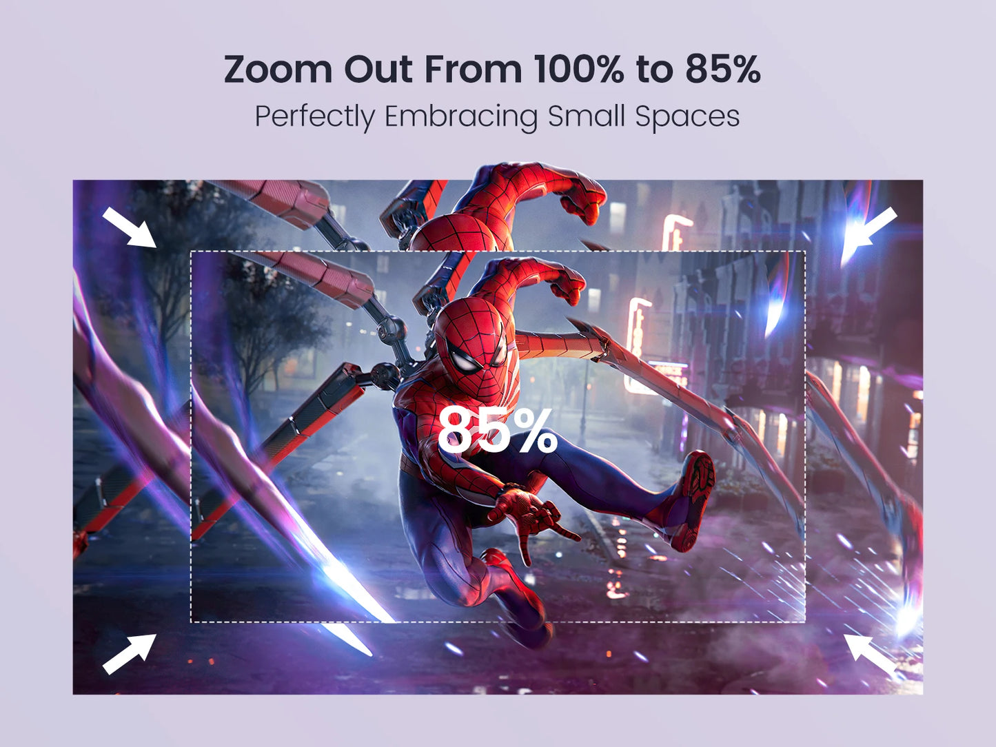 WIMIUS L1 Mini Smart Projector Android 11 | WiFi 6 Bluetooth 5.2 | 300 ANSI | 1080P Support Portable Home Theatre