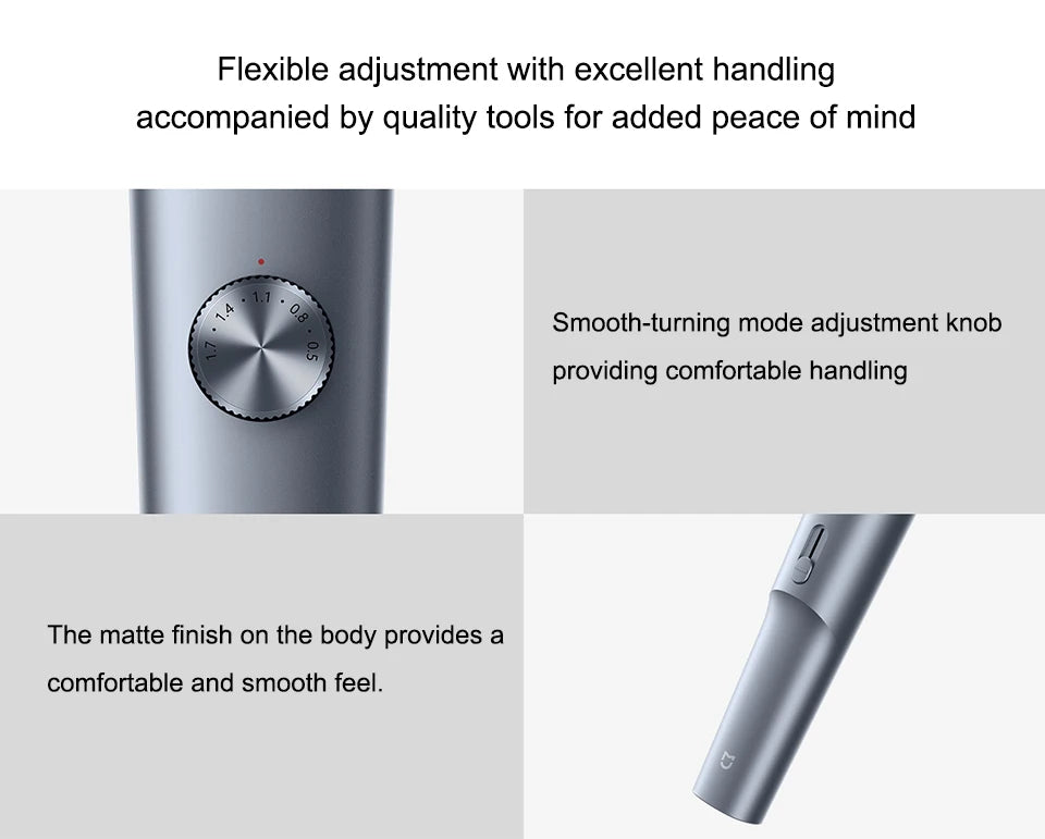 Xiaomi Hair Clipper 2 – USB-C Fast Charging, 19 Length Settings, Digital Display