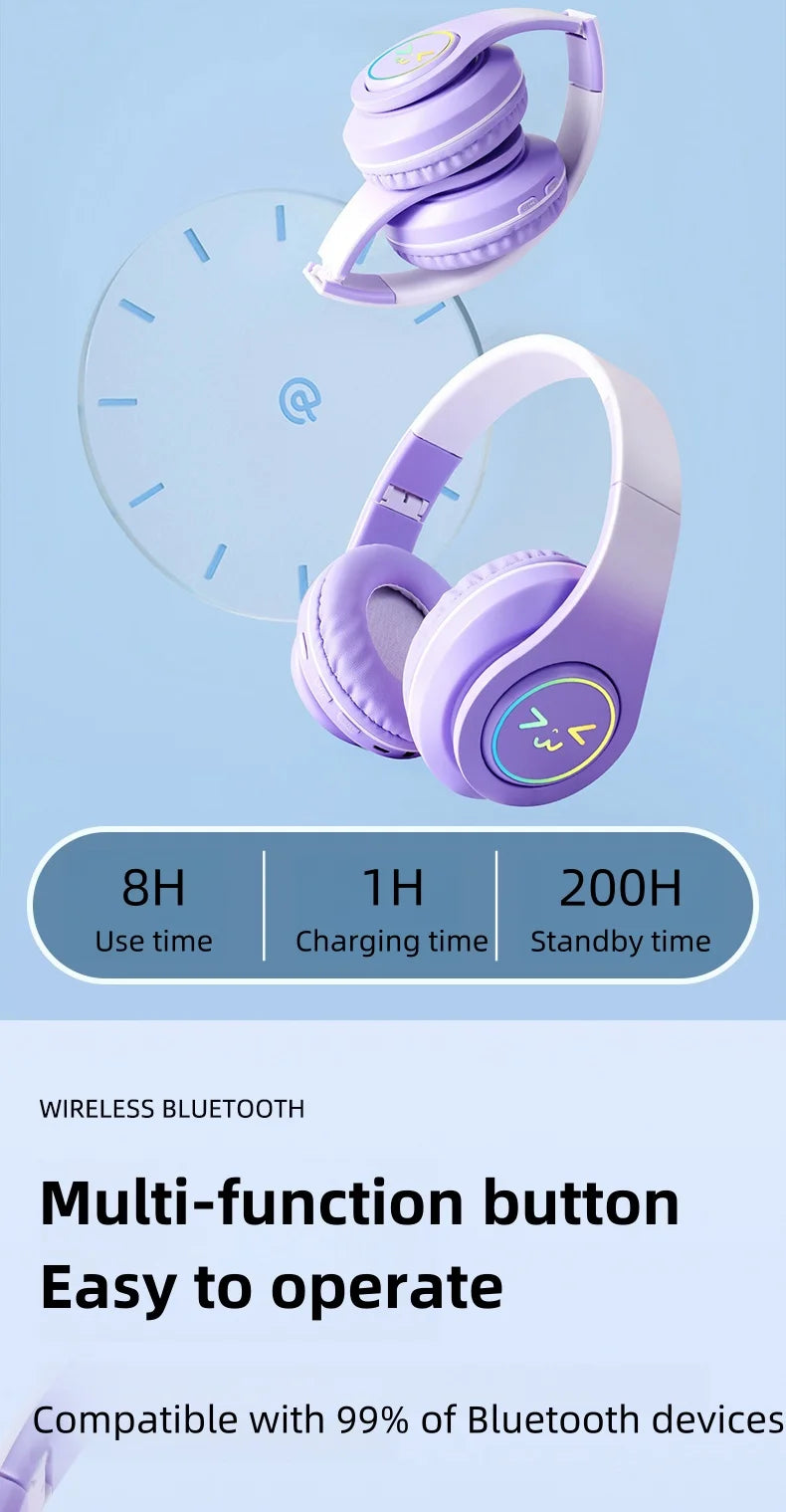 Erilles Wireless Over-Ear Headphones – Bluetooth 5.3, 40mm Drivers, Gaming & Music