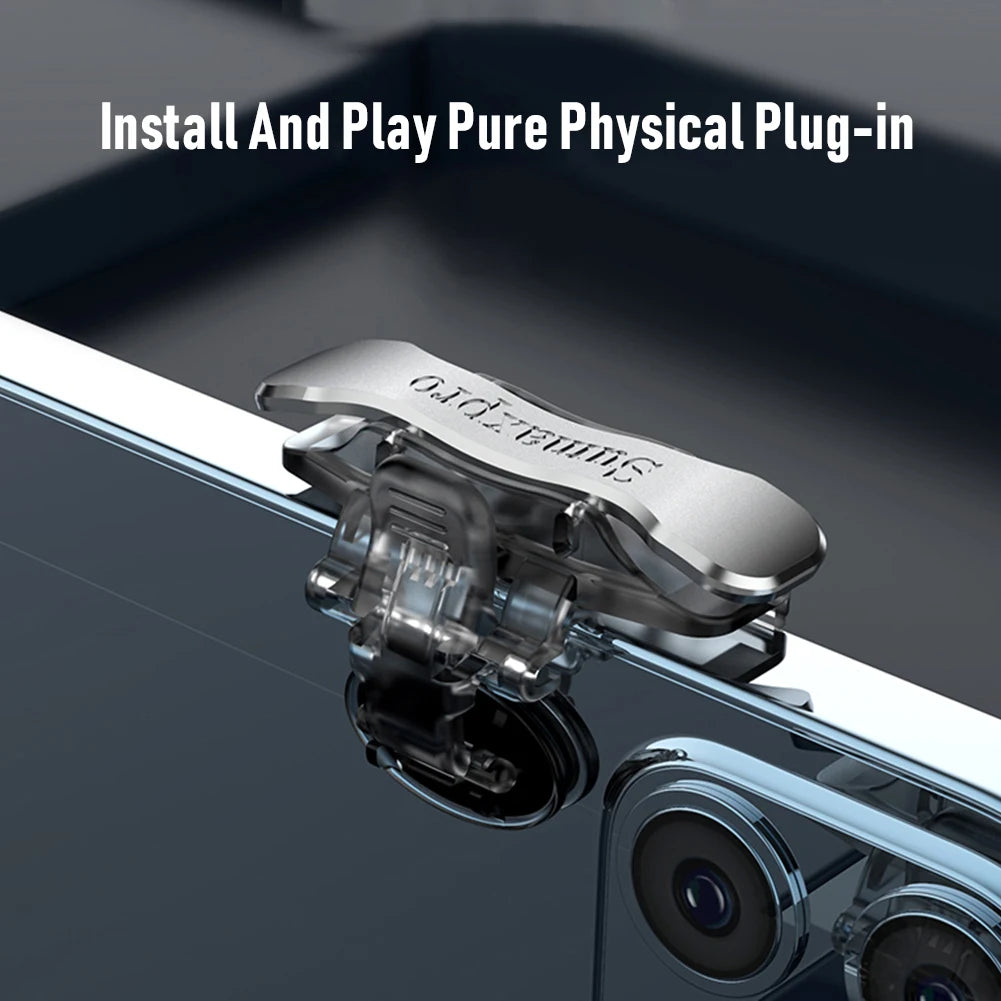 X8 Mobile Gaming Triggers – Zero-Lag PUBG Aim Button Controller (1 Pair)