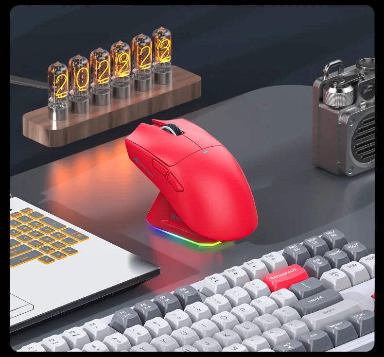 Attack Shark X11 Triple-Mode Wireless Gaming Mouse – PAW3395, 22,000 DPI, Magnetic Charging Dock