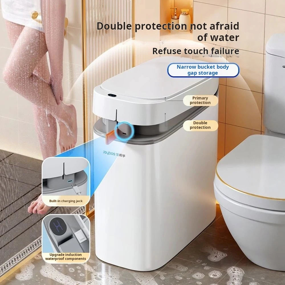 Smart Bag-Sucking Trash Can – Rechargeable Touchless Induction Waste Bin