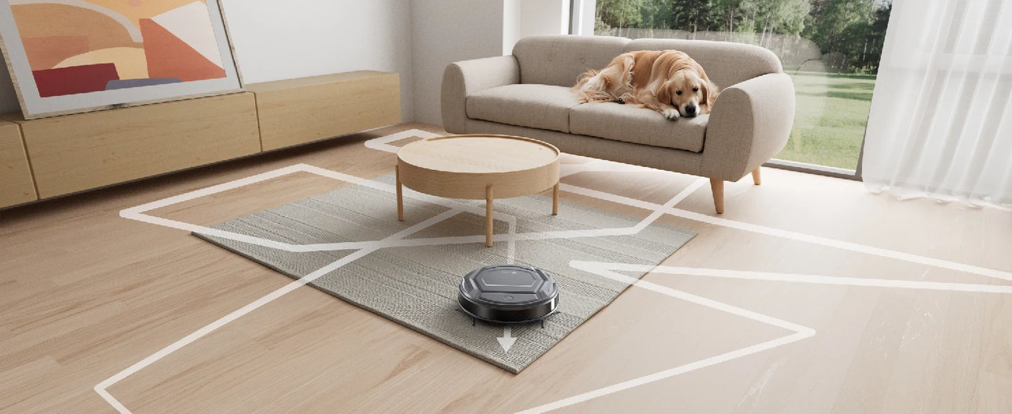 Lefant M210 Pro Robot Vacuum Cleaner – 2200Pa Suction, App & Alexa Control, Slim Design