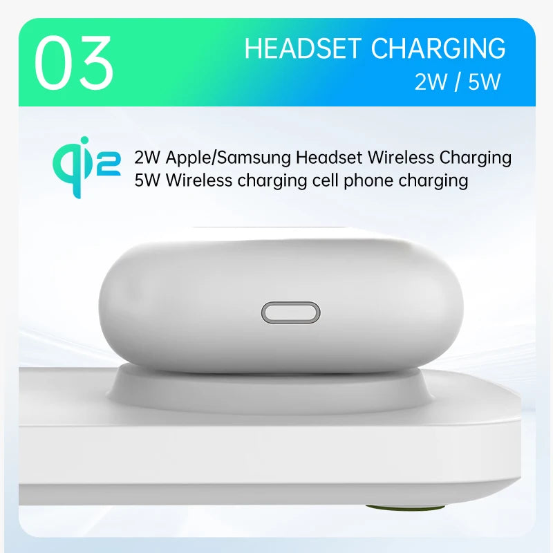 Qi-Certified 15W Magnetic Wireless Charging Station – Apple Devices