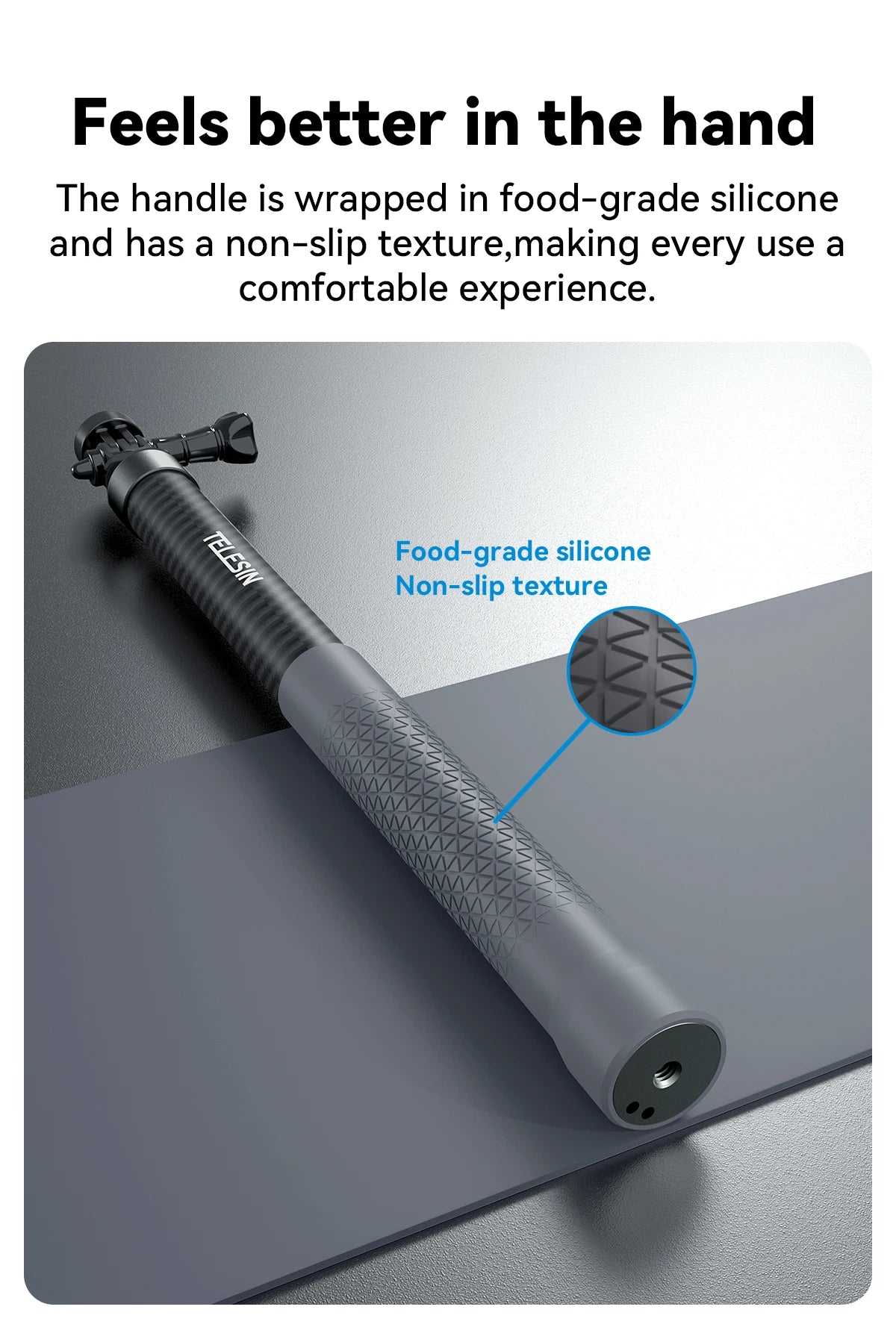 Carbon Fiber Selfie Stick 3m – Lightweight Extendable Pole for GoPro & Action Cameras