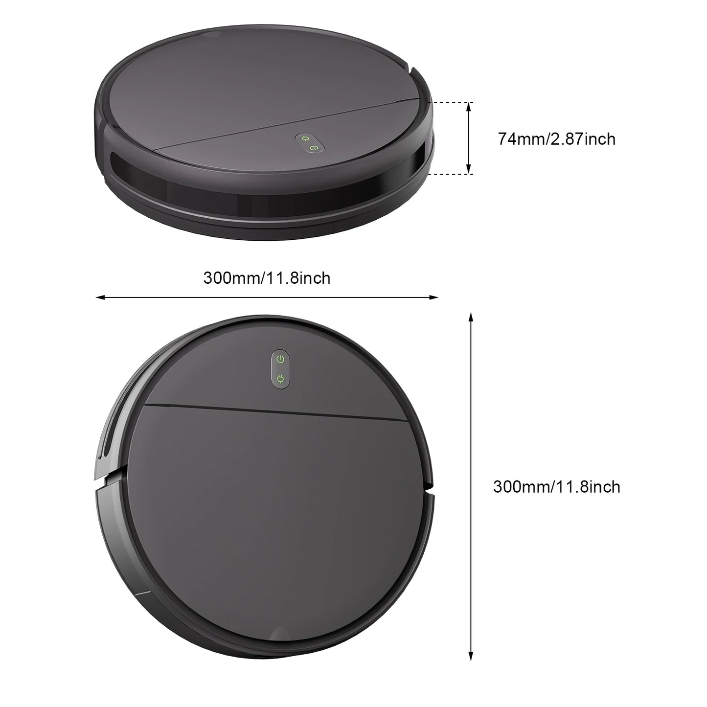 Omeser BR151 Robot Vacuum & Mop Combo – Planned Cleaning, Remote + App Control