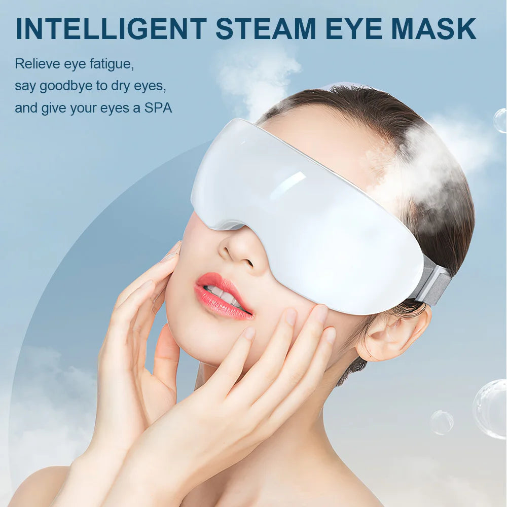 TINSOL Smart Steam Eye Mask – Heated Vibration Eye Relaxation Device