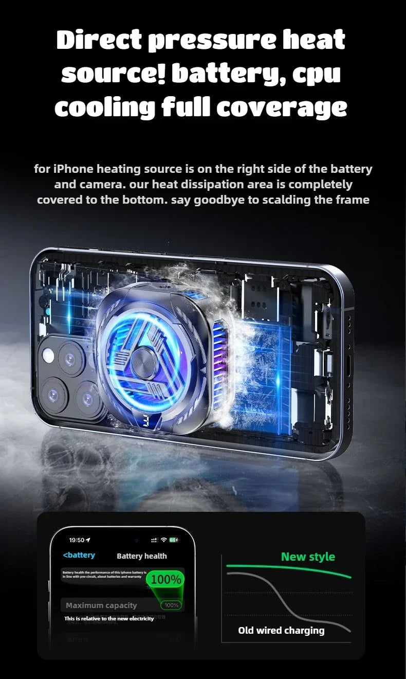 Smartphone Cooling Fan (Cable Powered) – Portable Heat Dissipation Accessory