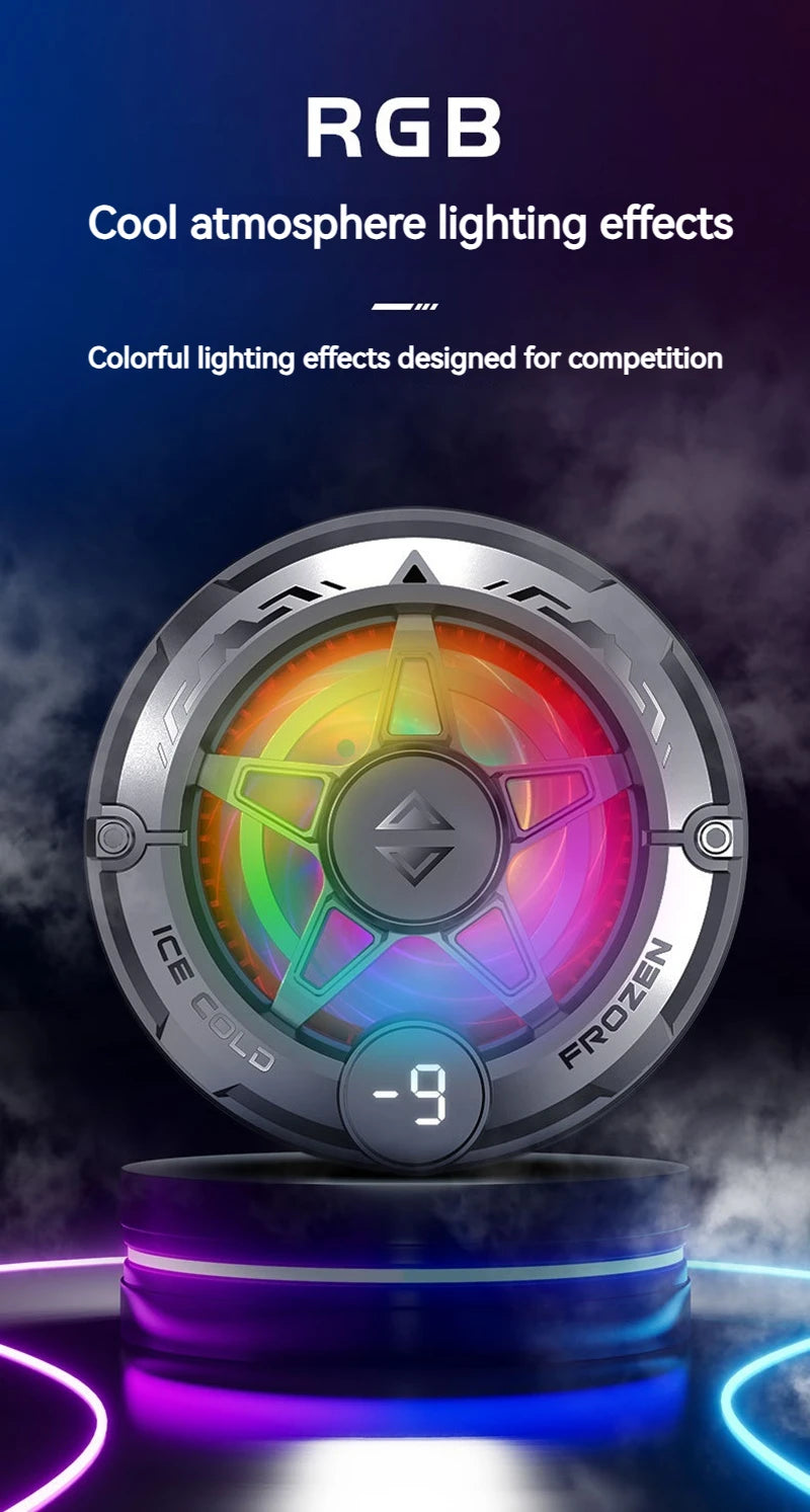 K20 Universal Magnetic Phone Cooler for Gaming | Digital Display