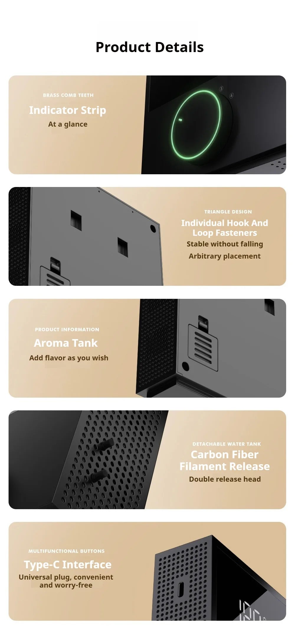 KIQUNE Negative Ion Air Purifier – Solar & USB Rechargeable, Activated Carbon Odor Remover