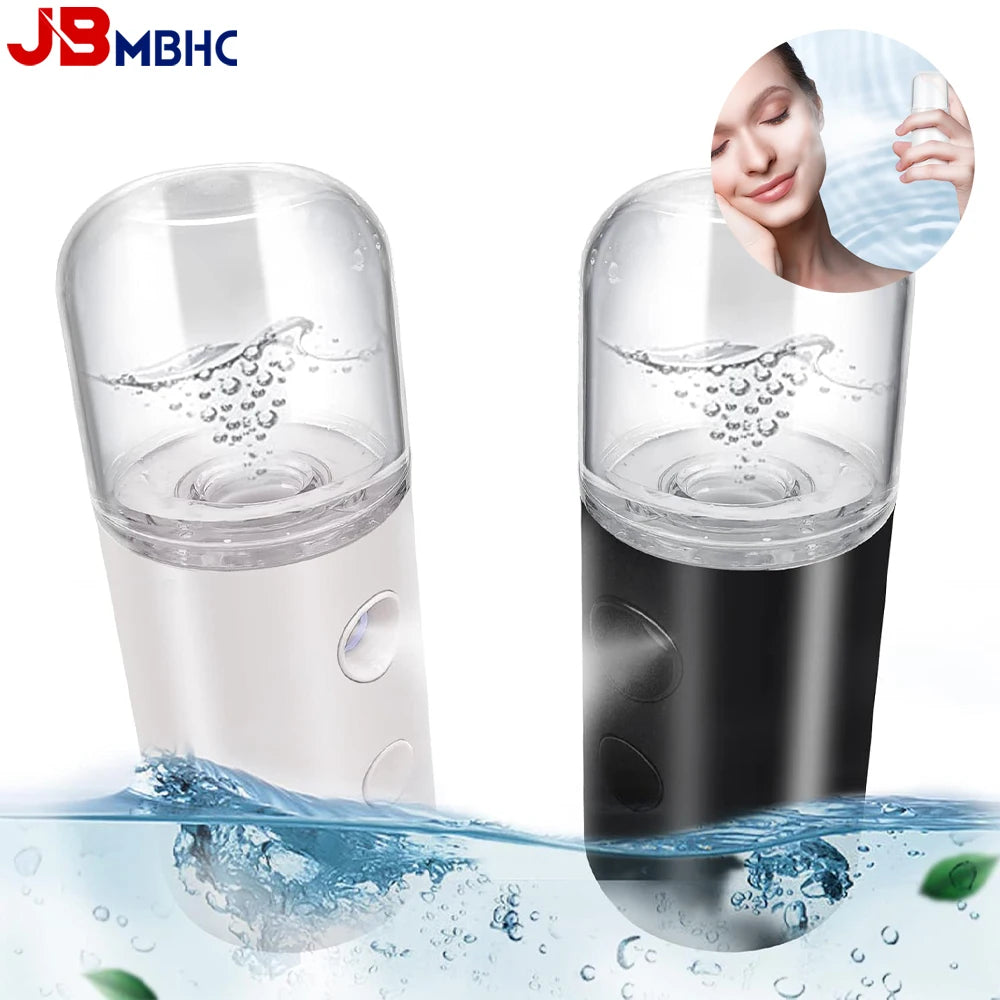 JBMBHC Rechargeable Face Mist Hydrator – Cold Spray Anti-Aging Skin Care