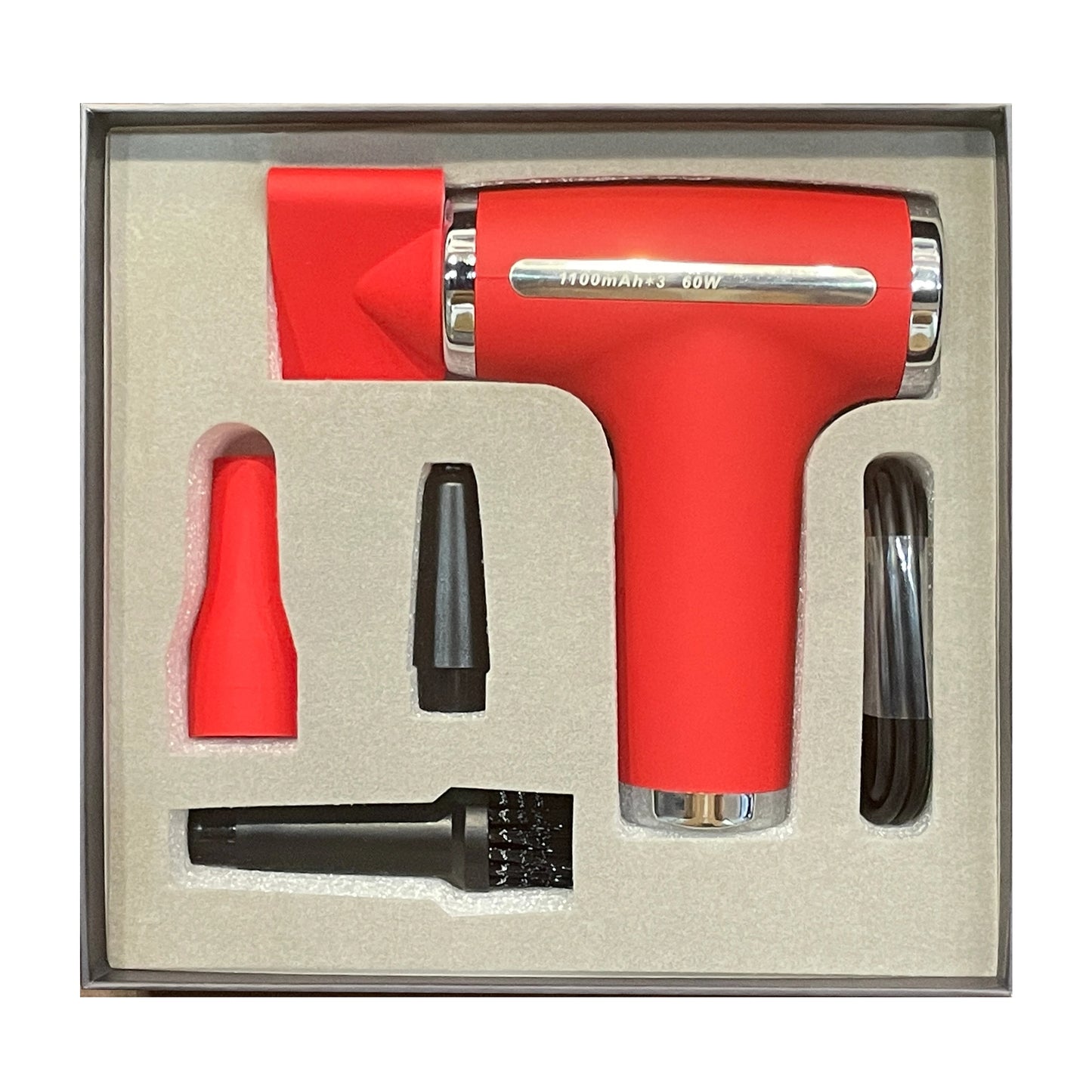PDQ Wireless Ionic Hair Dryer – 4-Speed Portable Air Blower Kit