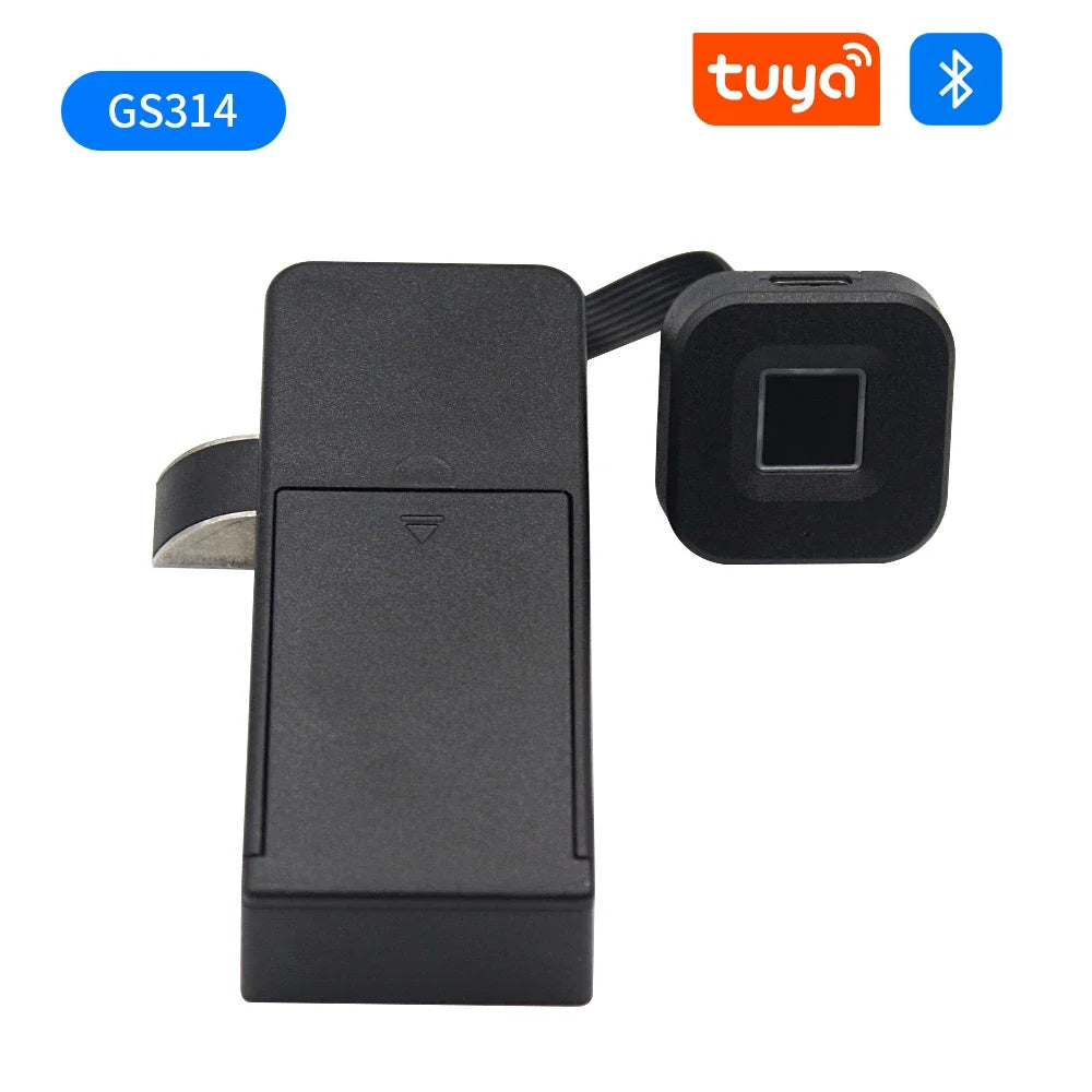 LUCKING DOOR Tuya Smart Fingerprint Cabinet Lock – Bluetooth App, Password & Key Unlock