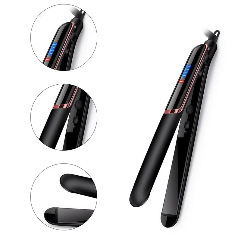 SCBWMG ST-016 Hair Straightener – Ionic Ceramic Plates, Fast Heat, Travel Ready