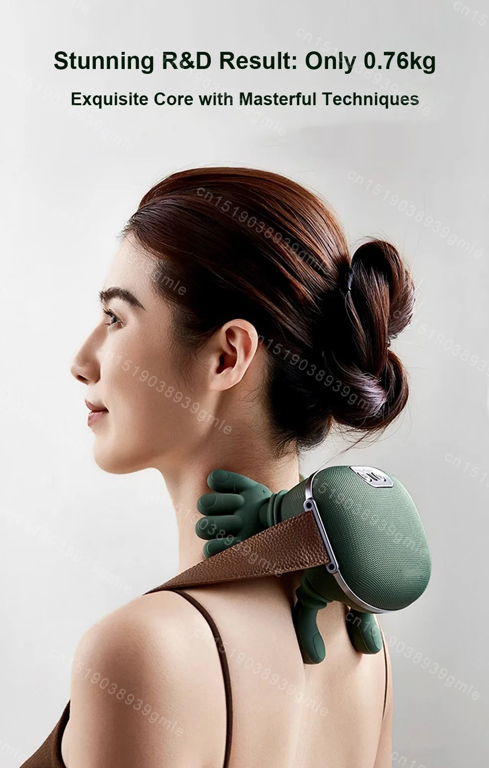 4-Finger Kneading Neck Massager – Hot Compress Trapezius & Shoulder Relief