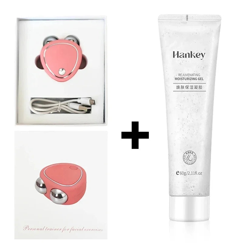 KEMOKO EMS Photon Face Lifting Device H01 – Red & Blue Light Facial Massager