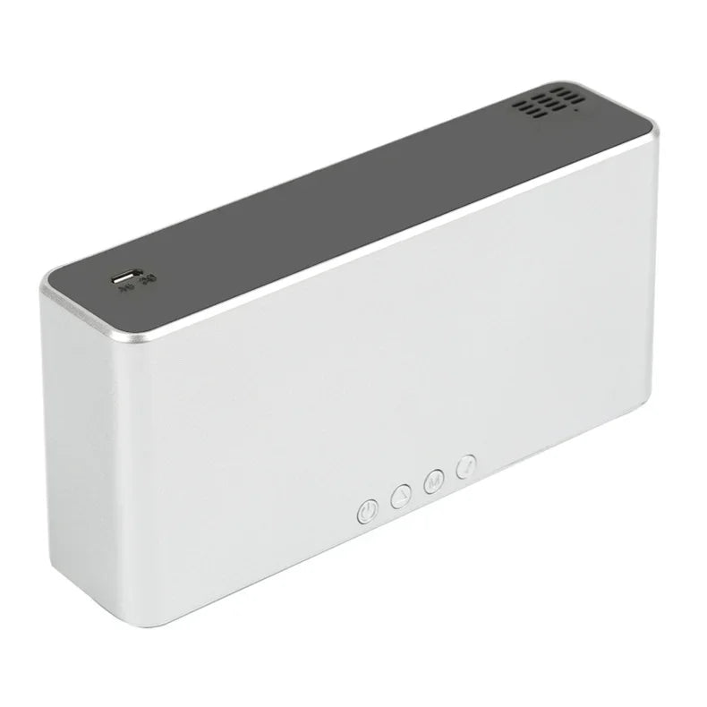 Opansten Wireless Charging Alarm Clock – 5W Qi Charger with Time, Temperature & LED Display