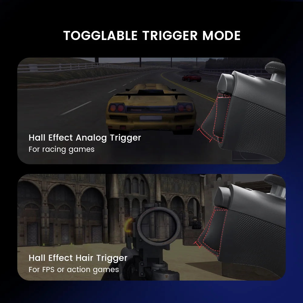 8 Plus Mobile Gamepad – Hall Effect Bluetooth Controller for Android & iOS