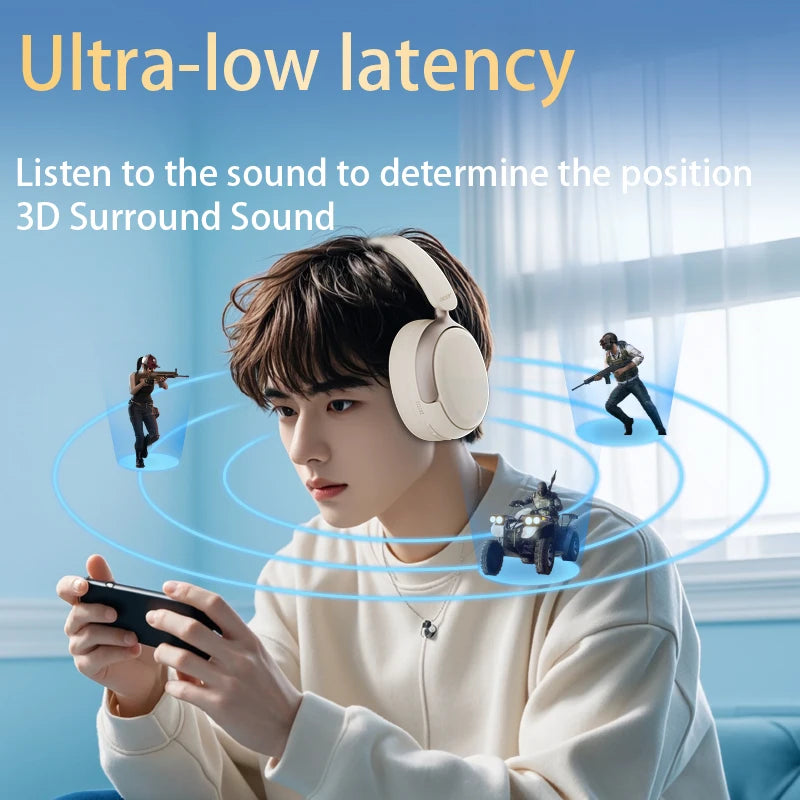 Acer OHR516 ANC Wireless Headphones – 48dB Noise Cancelling, LDAC, 100H Battery