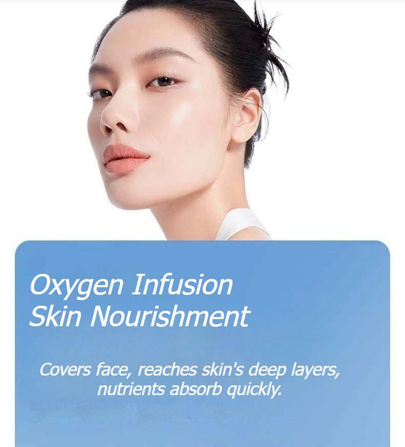 Portable Facial Oxygen Injection Sprayer – Rechargeable Cold Spray Nano Mist Steamer