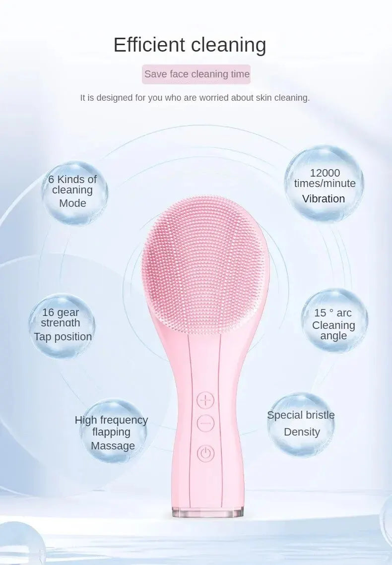 X2 Electric Face Cleansing Brush – IPX7 Rechargeable Acne & Blackhead Remover