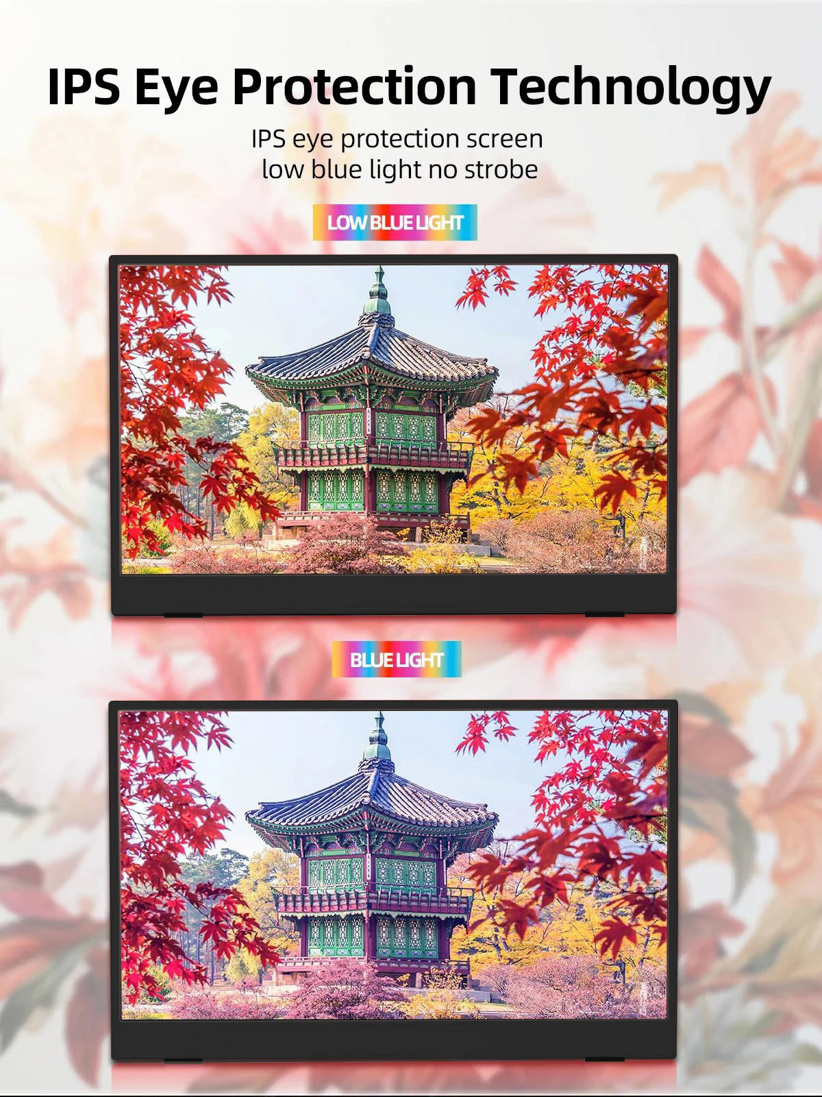 ZSUS 15.6″ Portable Monitor 1080P IPS | USB-C Type-C | HDR10 | Built-in Speakers | Laptop Display