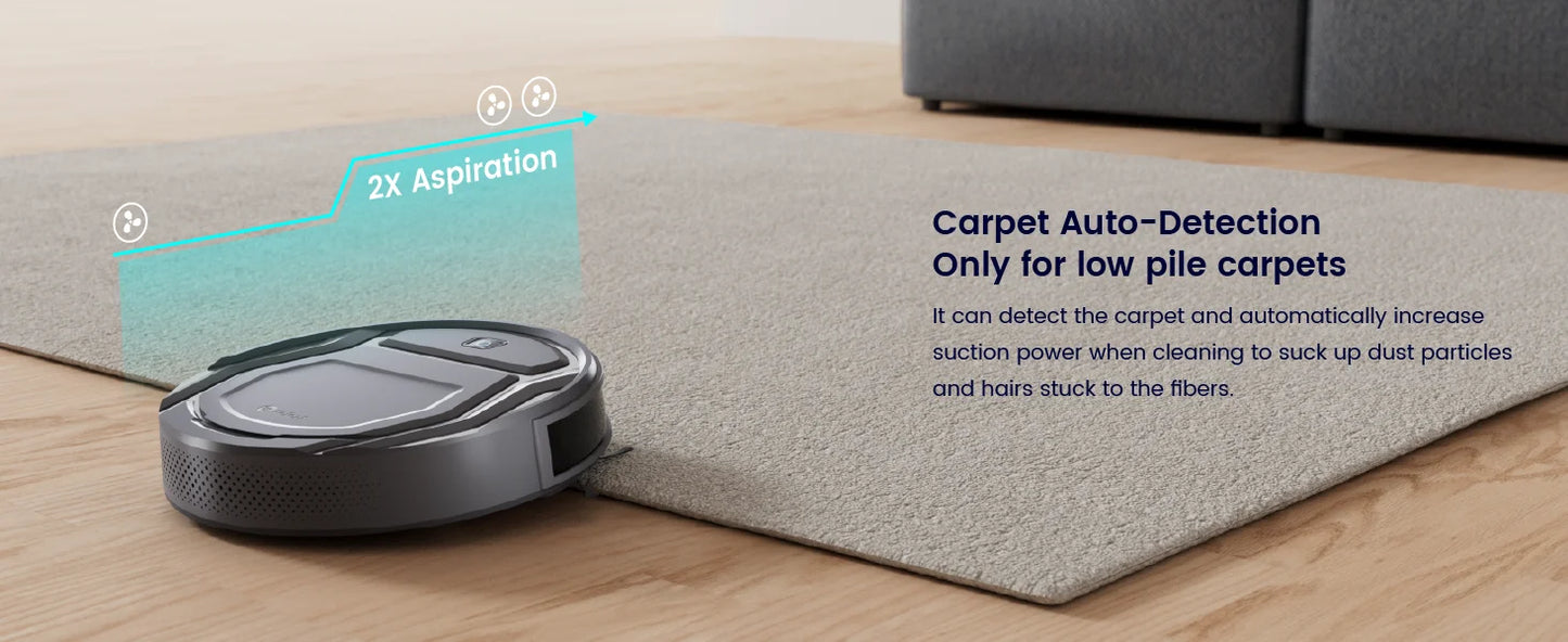 Lefant M210 Pro Robot Vacuum Cleaner – 2200Pa Suction, App & Alexa Control, Slim Design
