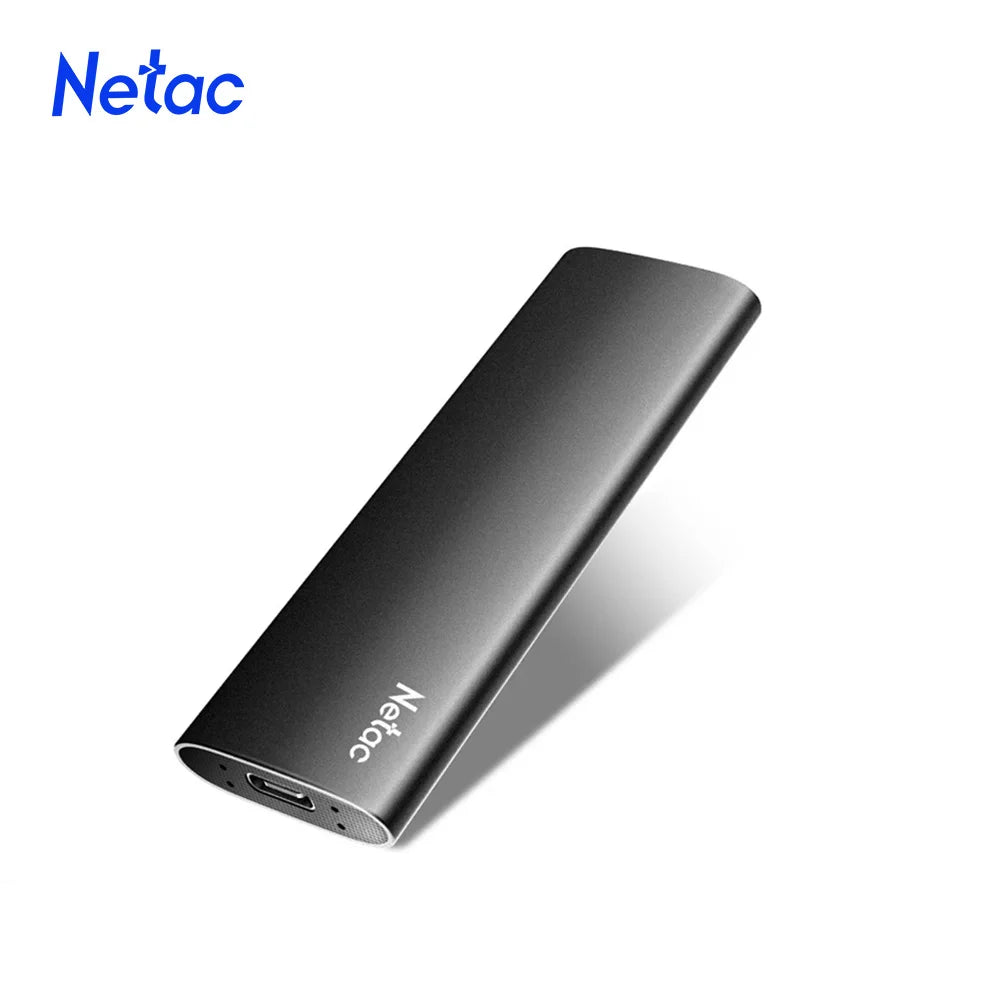 Netac ZSLIM Portable External SSD – Shockproof USB 3.0 Storage with 3-Year Warranty