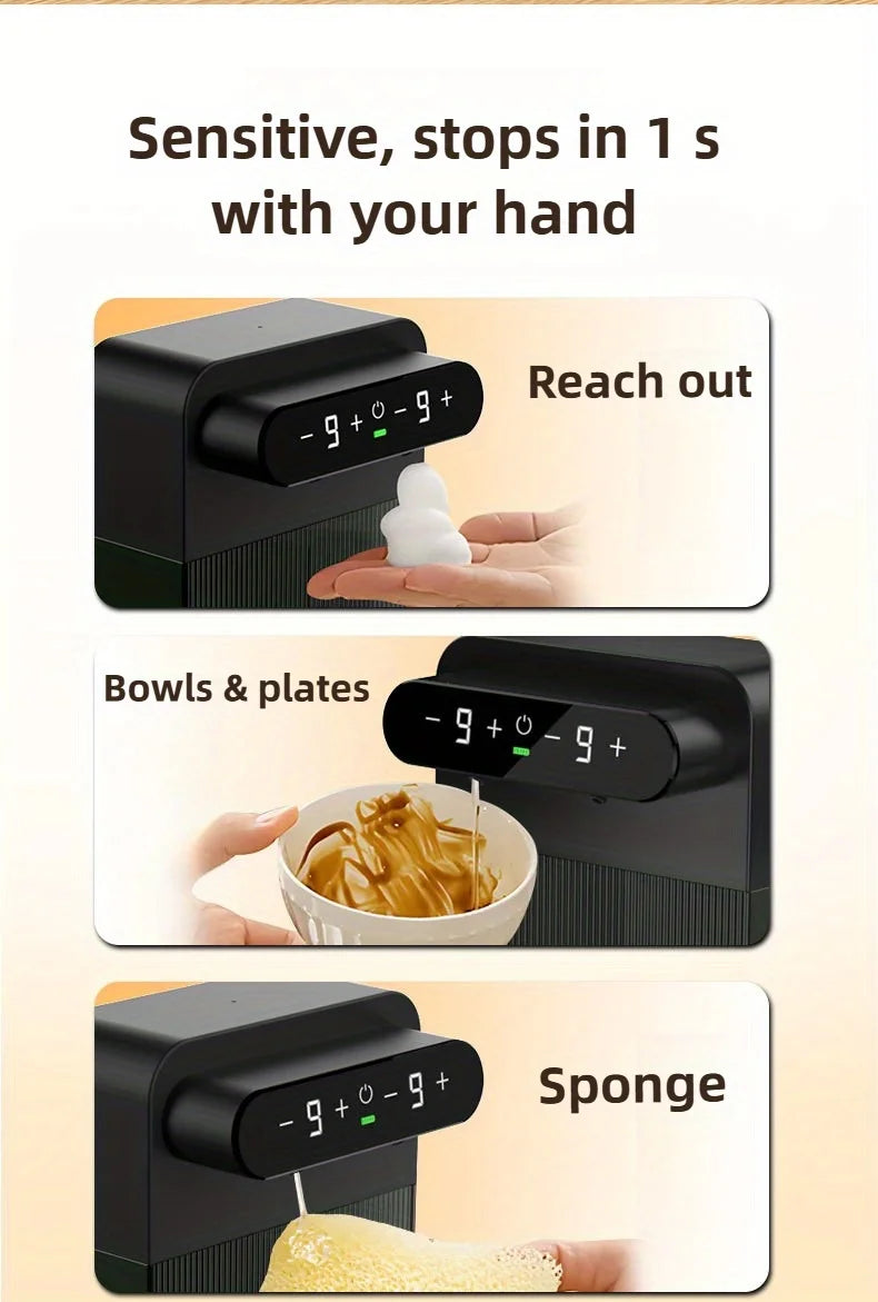 Double Automatic Soap Dispenser – Touchless Dual Soap Dispenser for Bathroom & Kitchen