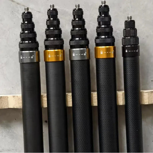 Lightweight Carbon Fiber Extension Rod for Cameras, GoPro & Smartphones