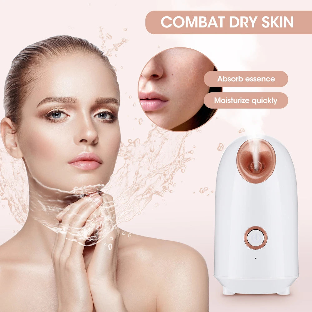 VIMYSHOW Z2 Hot Steam Facial Steamer – Nano Ion Skin Rejuvenation & Deep Cleansing