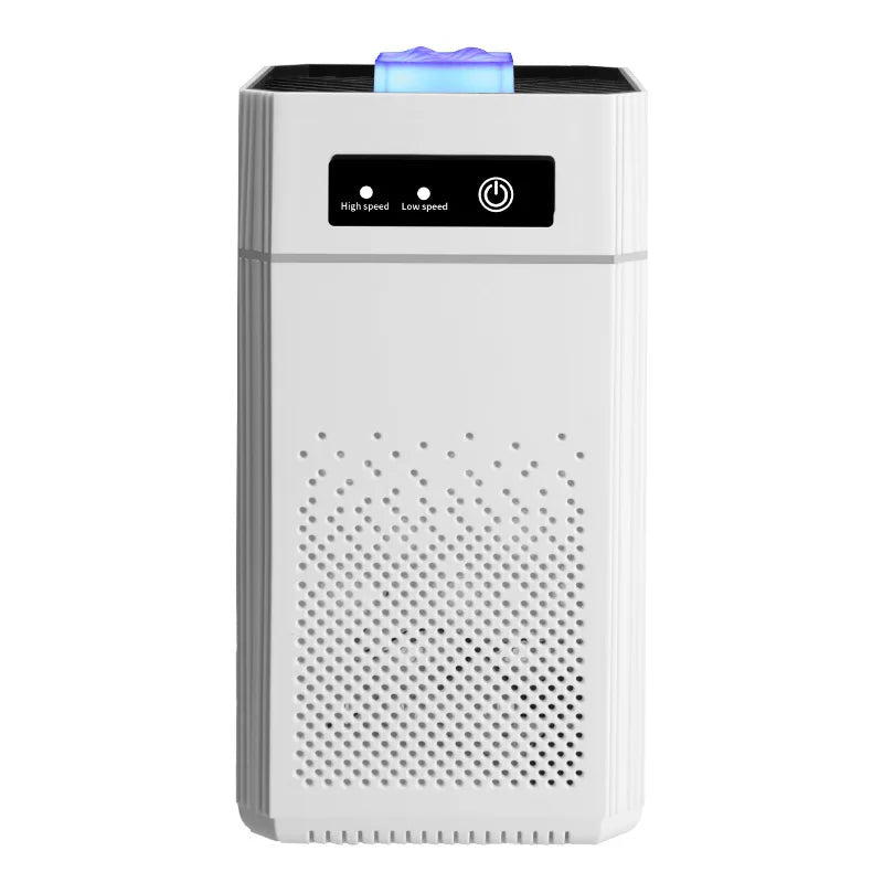 ROFAELEC High-Power Air Purifier – 300m³/h HEPA Filtration, Solar & USB, Ultra-Quiet
