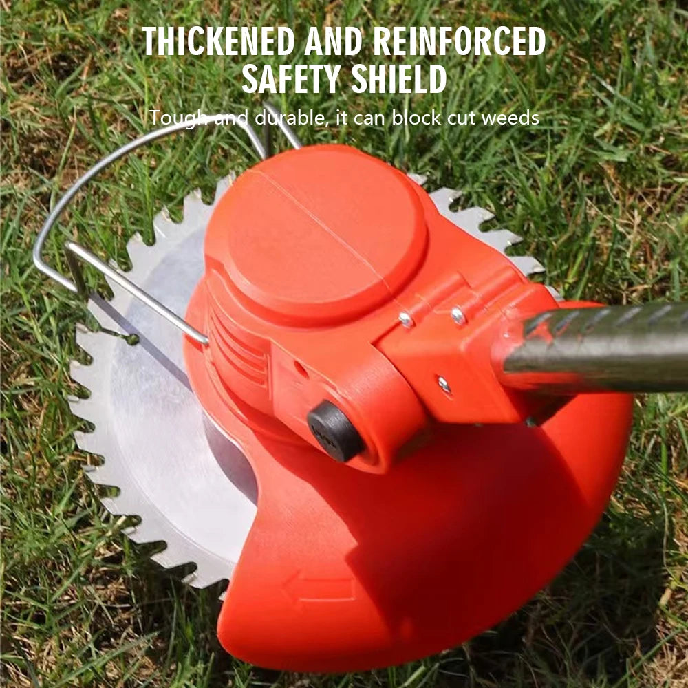NEWBEAT Cordless Grass Trimmer Brushless Electric Lawn Cutter Adjustable Telescopic Handle