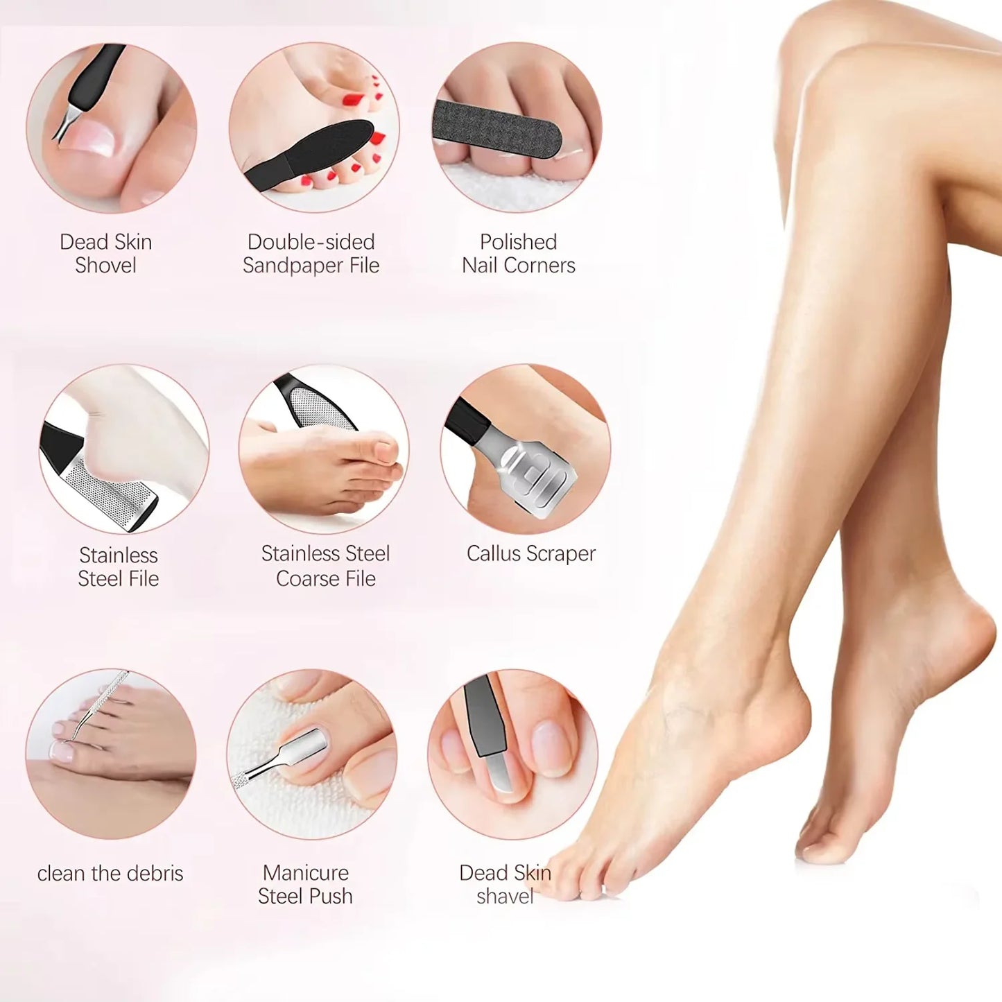 RESUXI Electric Foot Callus Remover – Portable Rechargeable Pedicure Tool (Model 265S)
