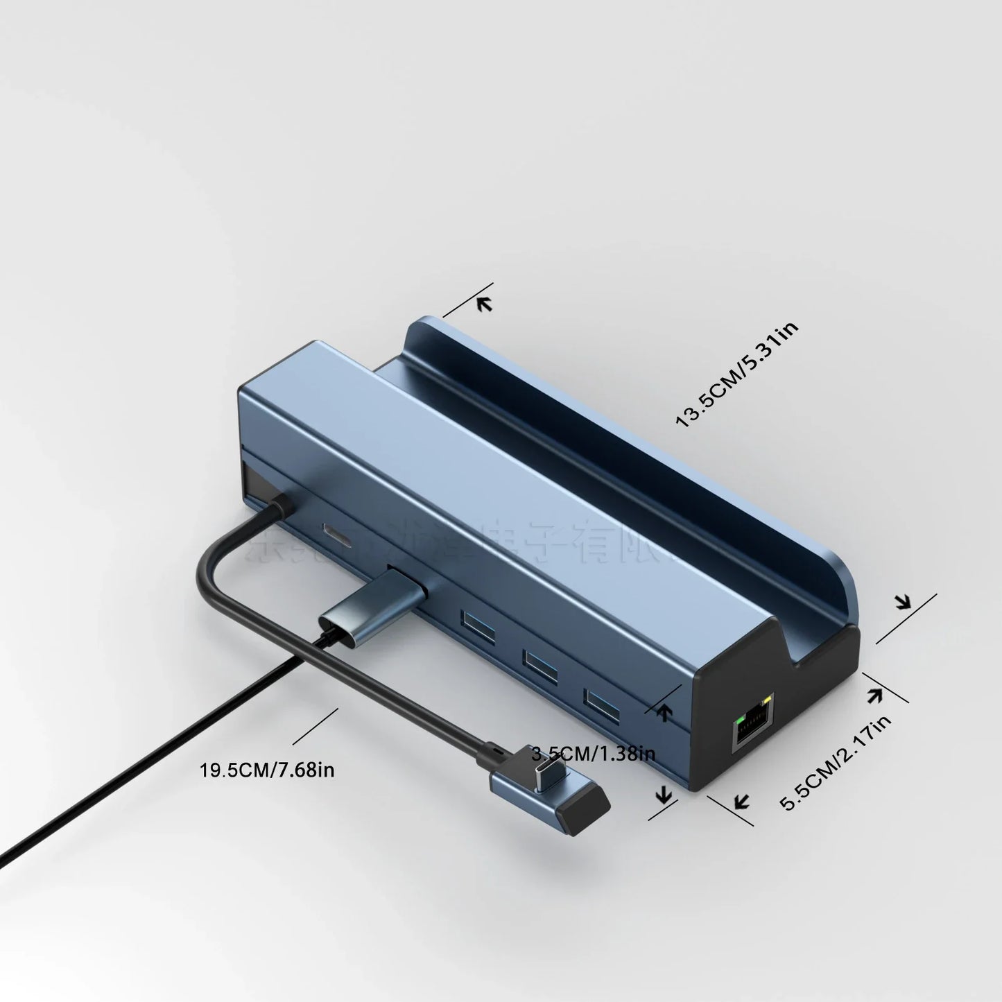 6-in-1 USB-C Hub for Steam Deck & Switch – 4K HDMI, Ethernet, PD100W