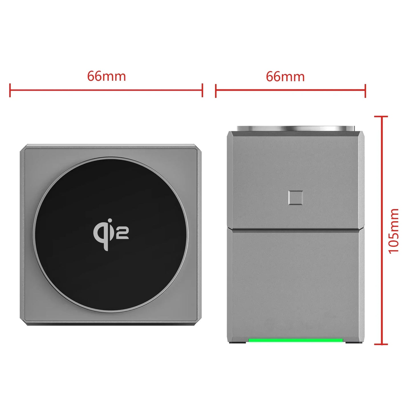 15W Qi2 Magnetic Wireless Charging Station for iPhone, Apple Watch & AirPods