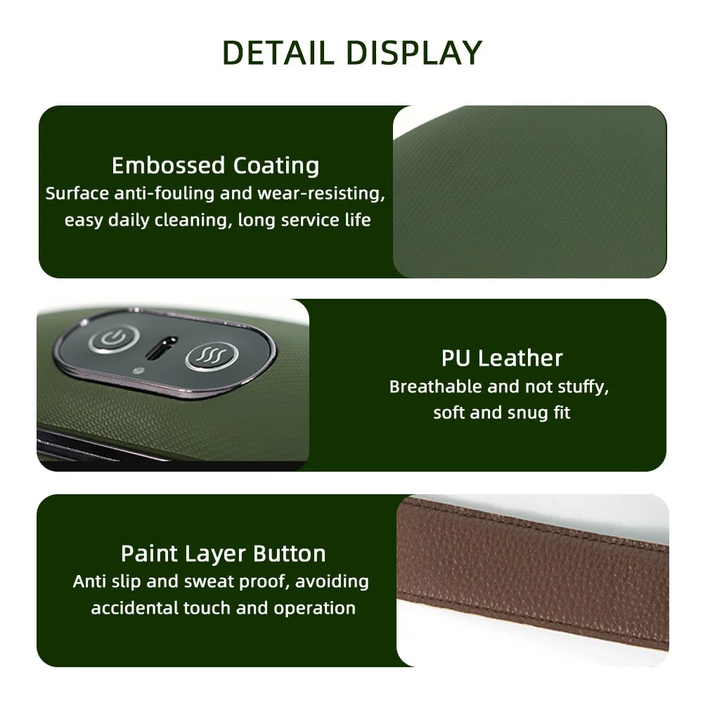 Foreverlily Cervical Neck Massager – Widened Finger Massage, Wireless Comfort