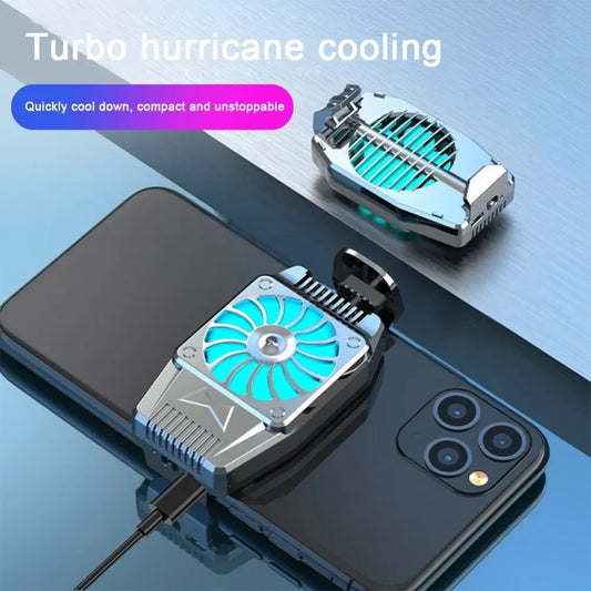 Turbo Hurricane Phone Cooler – USB Gaming Cooling Fan for iPhone & Android
