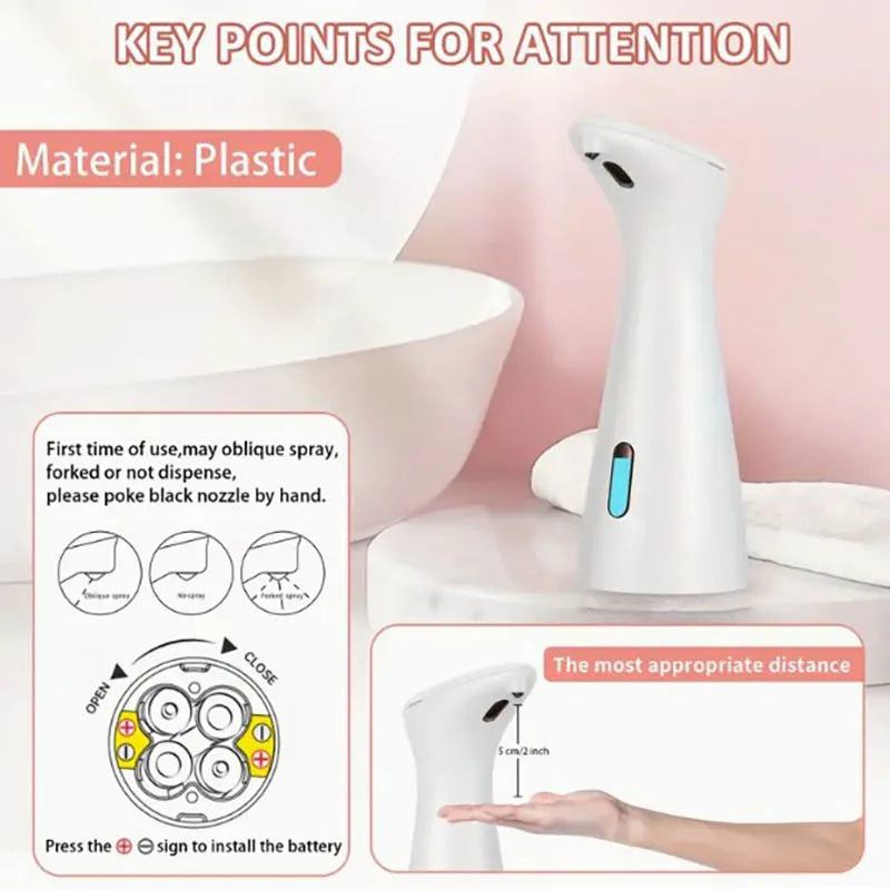 Touchless Automatic Soap Dispenser – IPX6/IPX7 Waterproof, ABS Sensor Liquid Dispenser