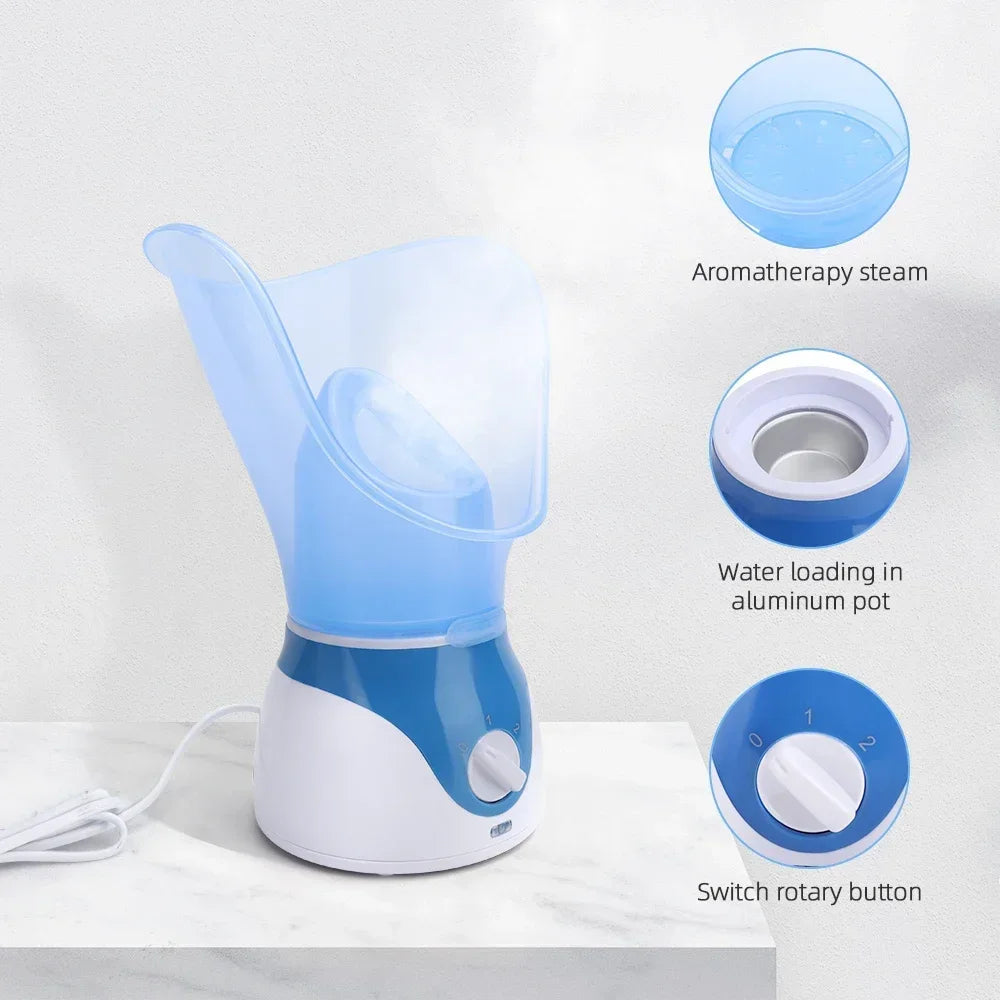 KEMOKO Electric Face Steamer – Moisturising Facial Sauna with Pore Cleansing