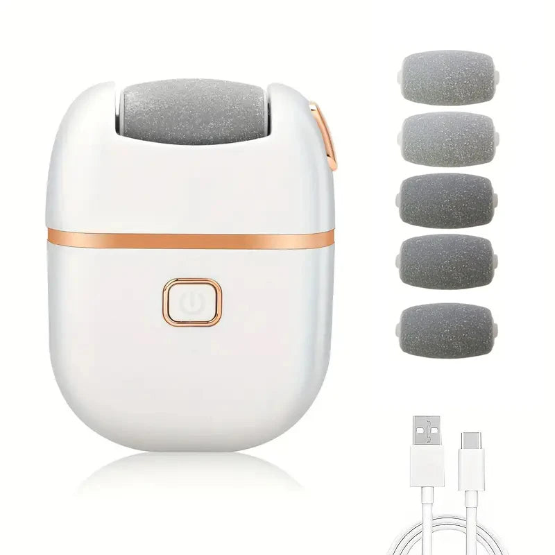 Electric Foot File Pedicure Tool – Cordless Rechargeable Dead Skin Remover