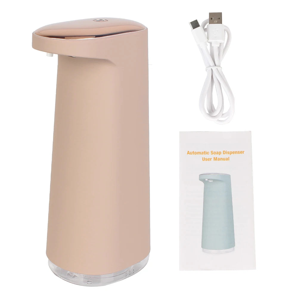 Automatic Touchless Foam Soap Dispenser 450ml – Infrared Sensor, USB-C Rechargeable, ABS Body