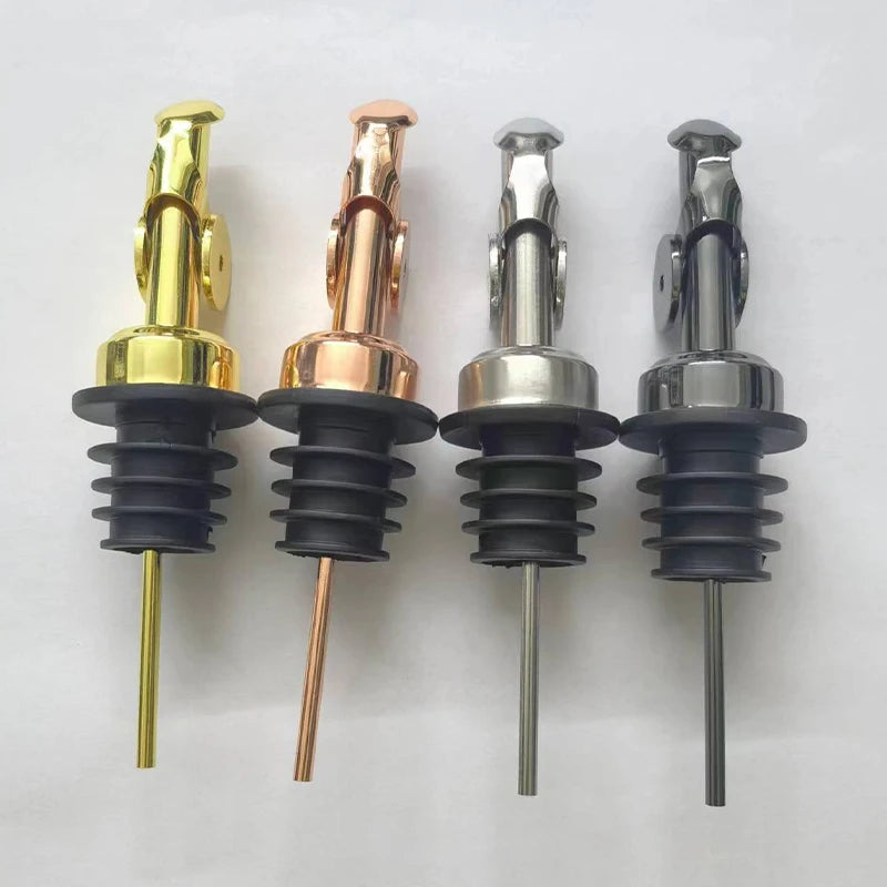 304 Stainless Steel Olive Oil Pourer Stopper – Auto Open Wine Vinegar Bottle Spout