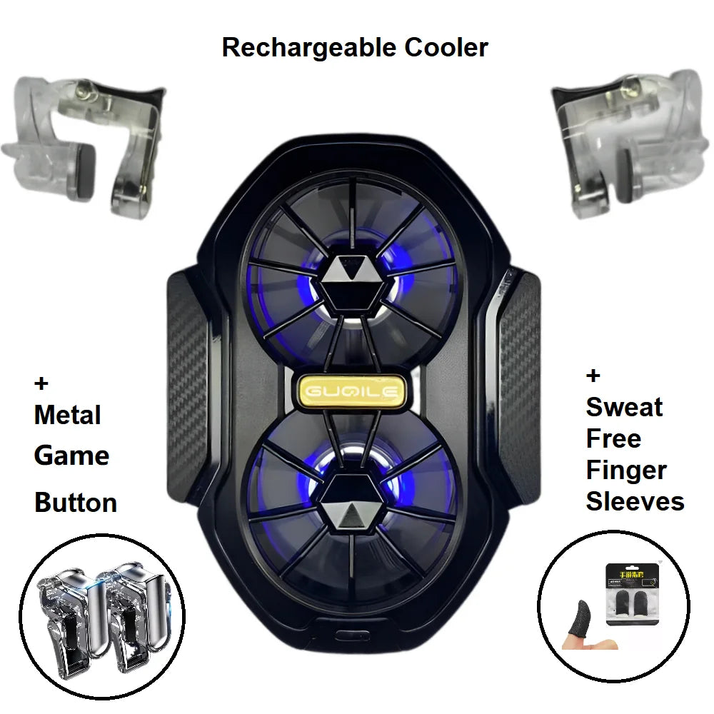 Mobile Phone Cooler (Rechargeable) | 2-Level Cooling, Compact & Lightweight