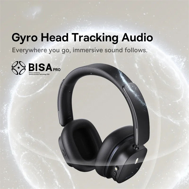 BASEUS Bowie 30 Max ANC Wireless Headphones – LDAC, Spatial Audio, 65H Battery