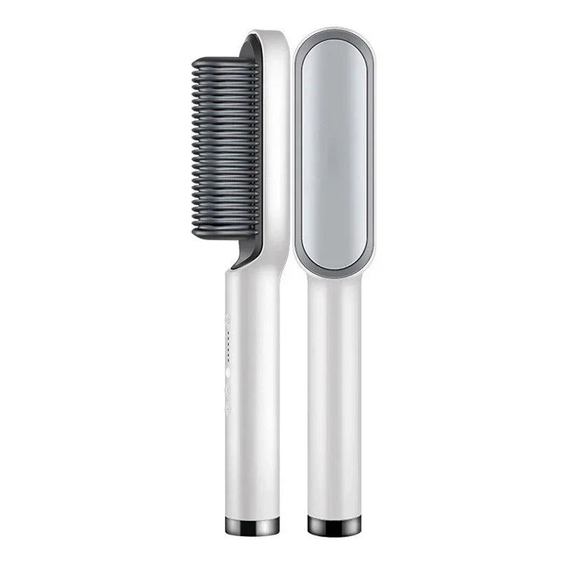 Thermostatic Hair Straightener Comb – 3-Minute Fast Styling Ionic Hot Brush