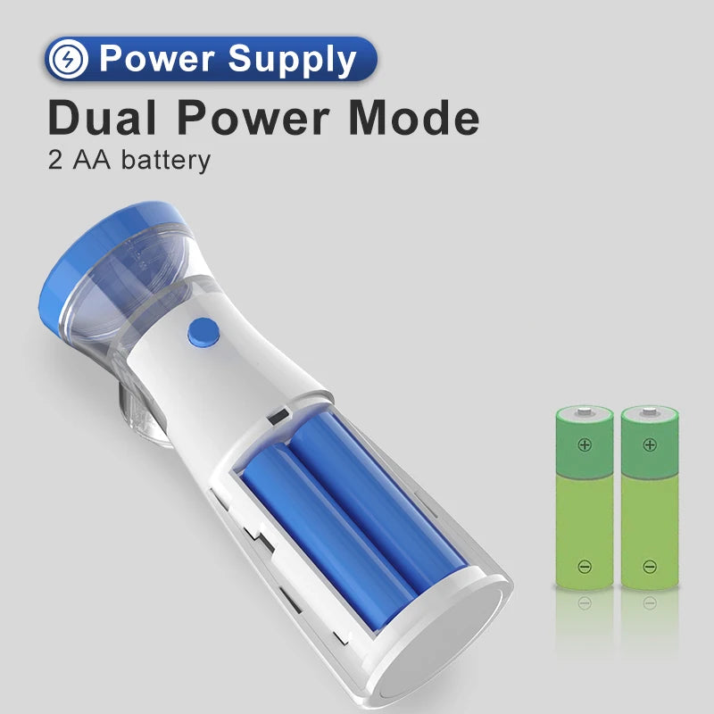 Portable Battery-Powered Nano Mist Sprayer – Handheld Cosmetic Hydration Device