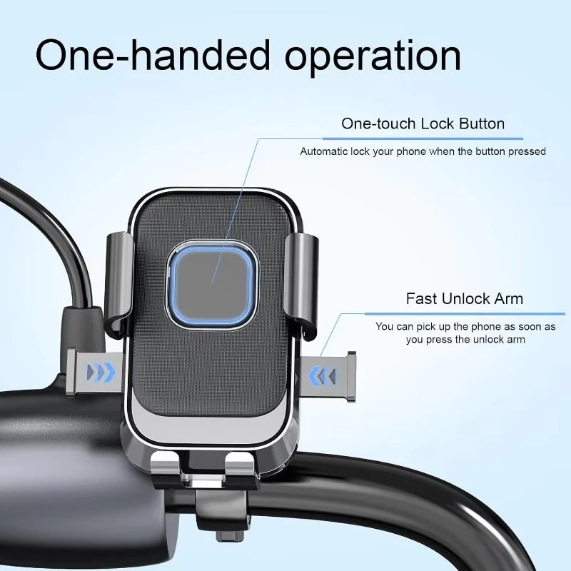 Universal Gravity Phone Holder for Car – One-Hand Auto-Lock Design