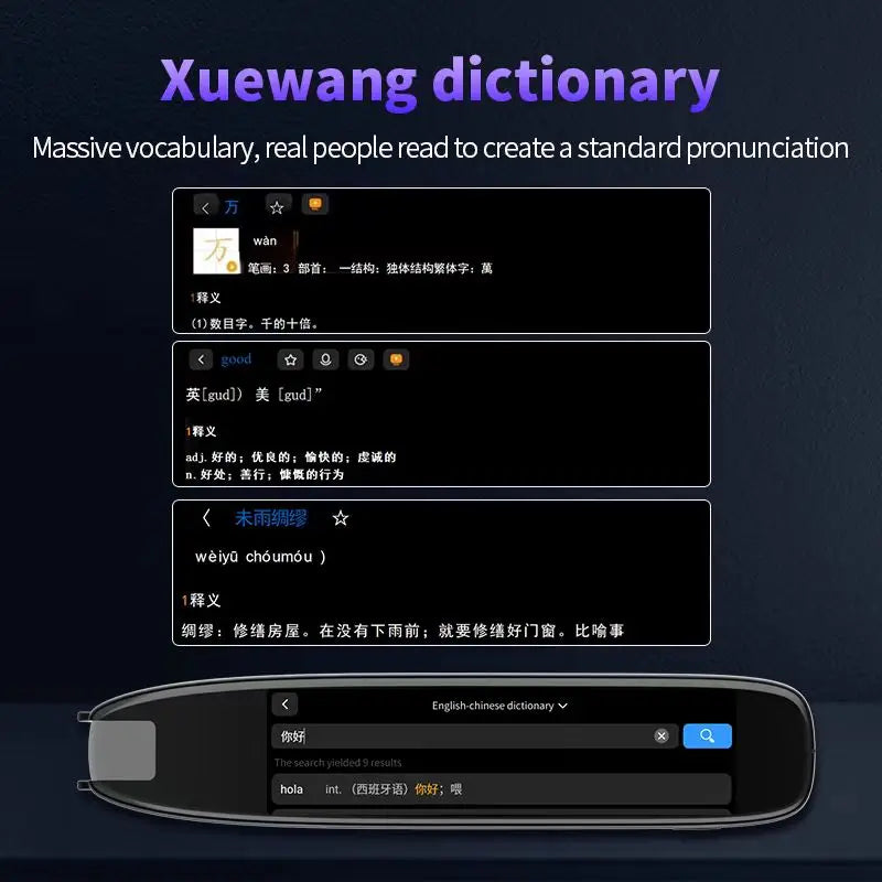 S65 Pro Portable Voice Translation Device | Real-Time Multilingual Translator