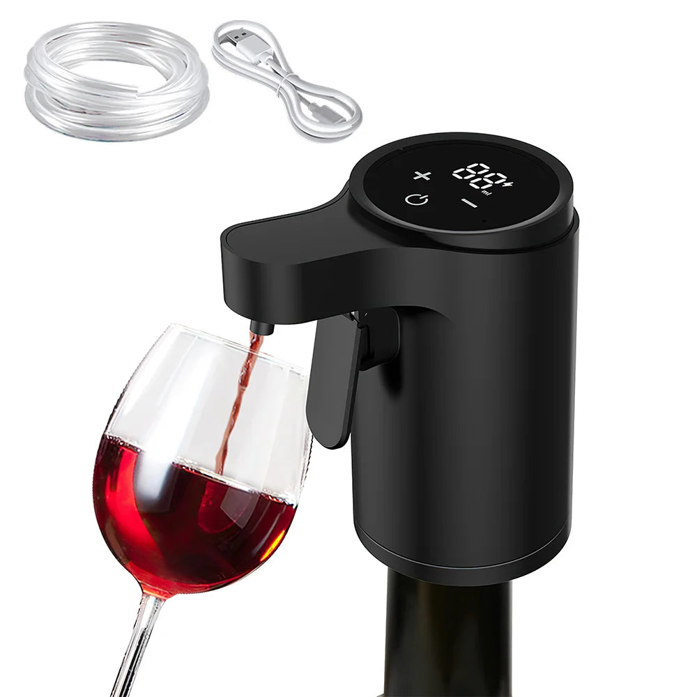 Smart Electric Wine Pump – Touch Control Rechargeable Wine Dispenser